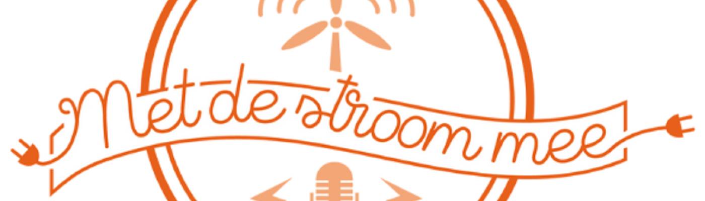 Logo Podcast Met de Stroom Mee